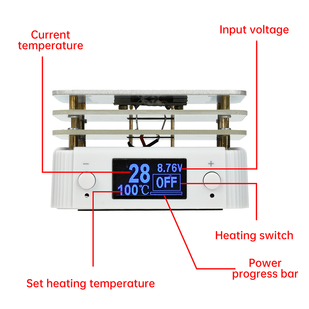 PD65W Mini Hot Plate SMD Prehe - огляд і ціна Smd Solder Paste