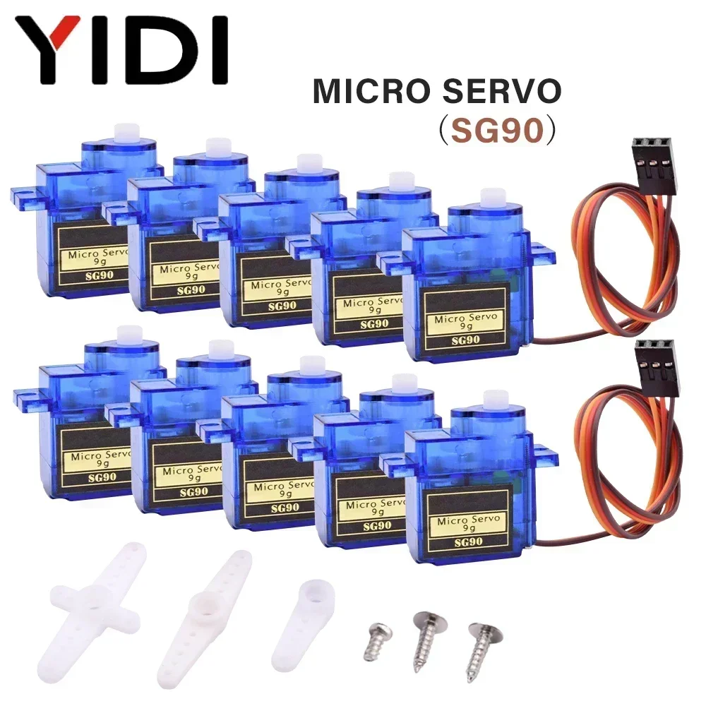 2/4/5/10/20pcs Arduino Analog  - огляд і ціна Servo Motor Sg90