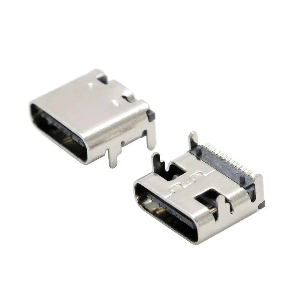 10Pcs USB Type C 2/6/16/24 Pin - огляд і ціна Smd Solder Paste