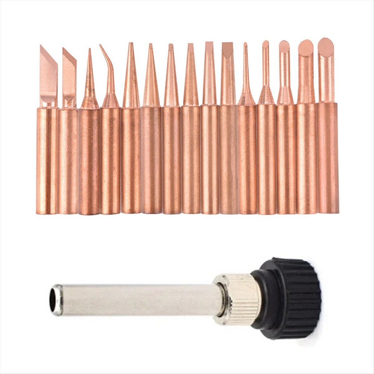 Fits for 15Pcs/Lot Pure Copper - огляд і ціна Soldering Iron Kit