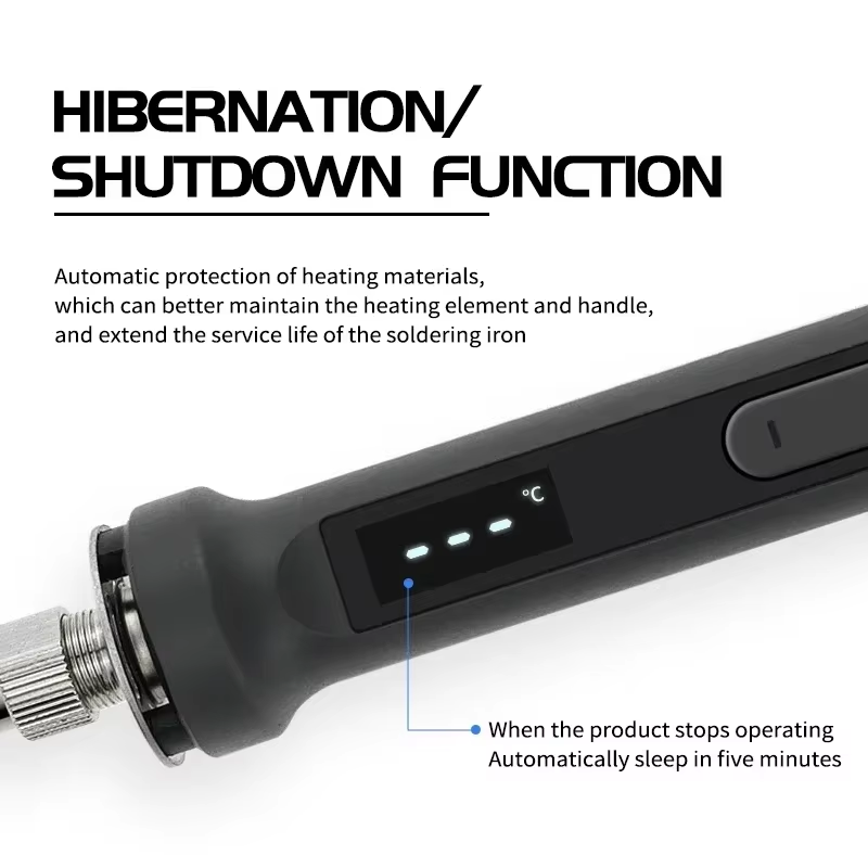 100W Digital Soldering Iron Ki - огляд і ціна Learn Diy Electronics