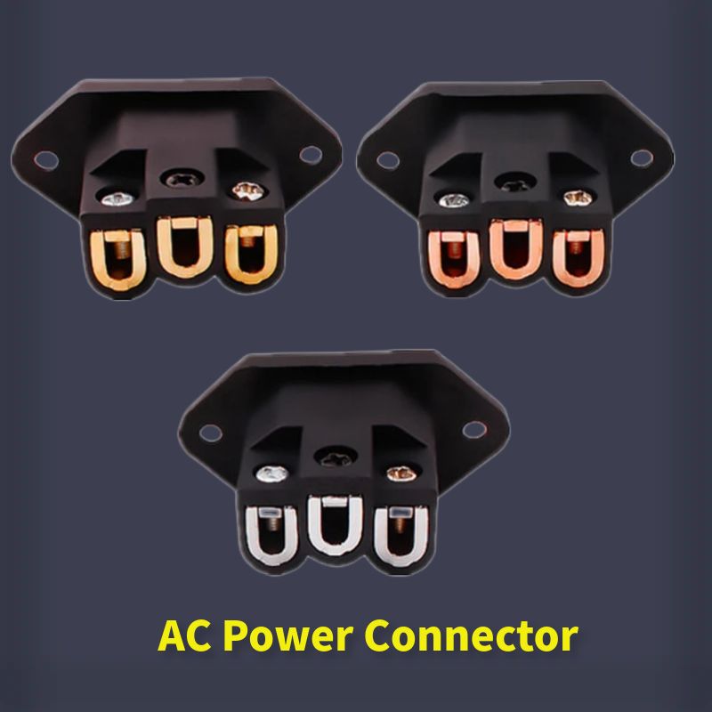 3 Pin AC Power Connector Audio - огляд і ціна Diy Electronics Audio